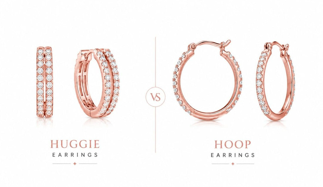 Huggie vs Hoop Earrings