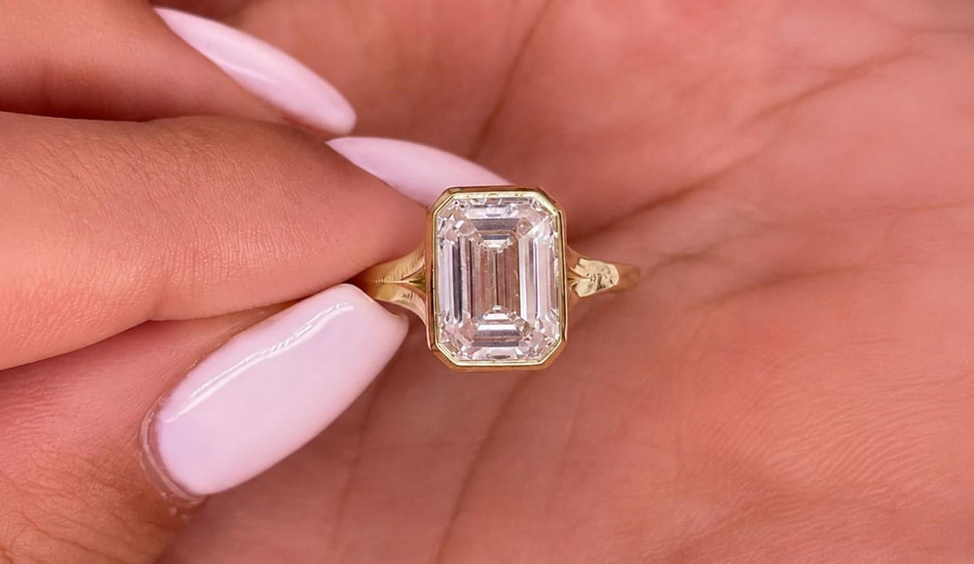 Lab-Grown Emerald Cut Diamonds