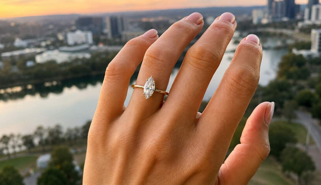 Marquise Cut Diamond Engagement Ring Guide