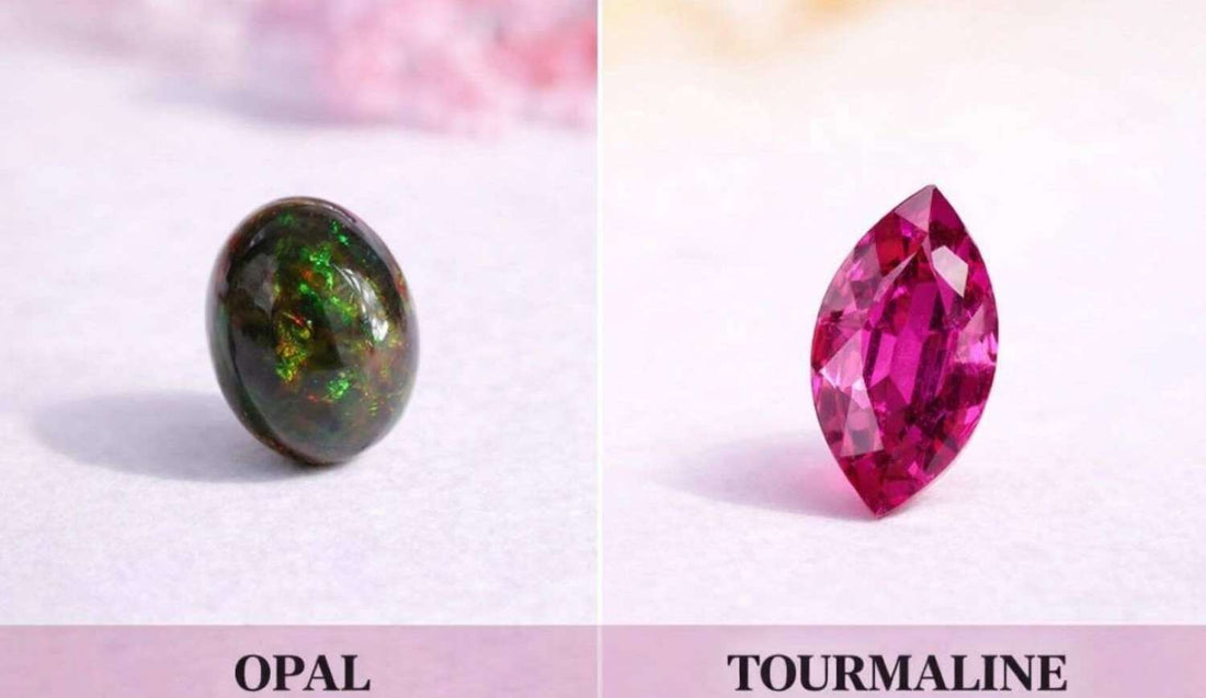 Opal and Tourmaline