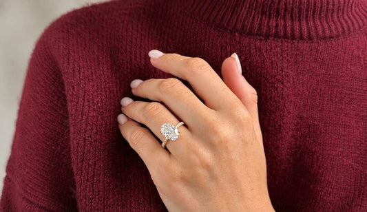 Oval Diamond Finger Coverage