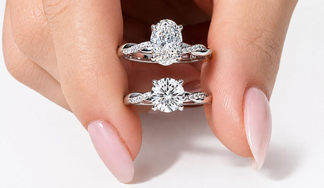 Oval vs Round Diamond Rings