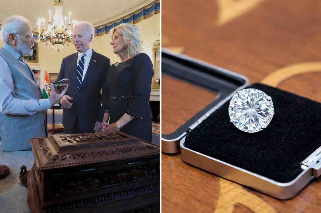 Narendra Modi Gifts 7.50-Carat Lab-Grown Diamond to Jill Biden