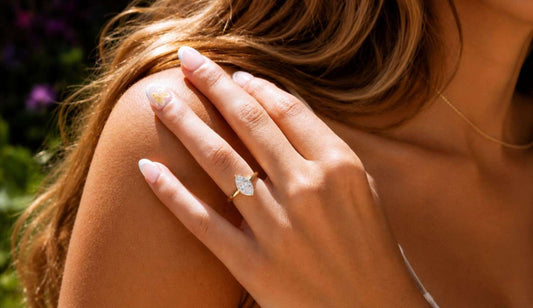 Pear Cut Diamond Engagement Ring 