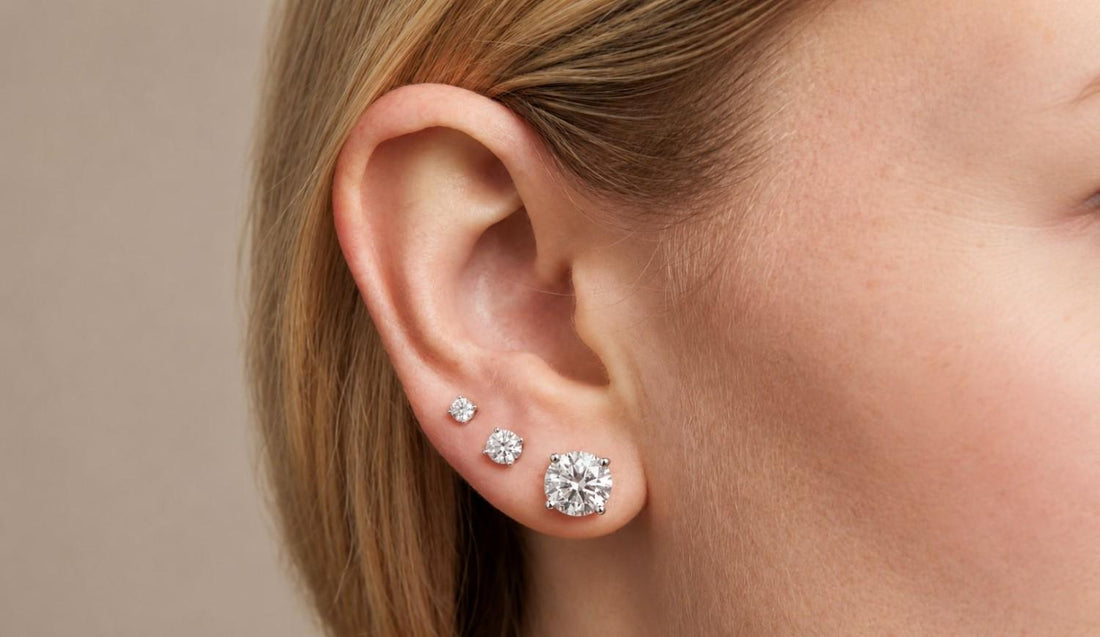 Round Diamond Stud Earrings Guide