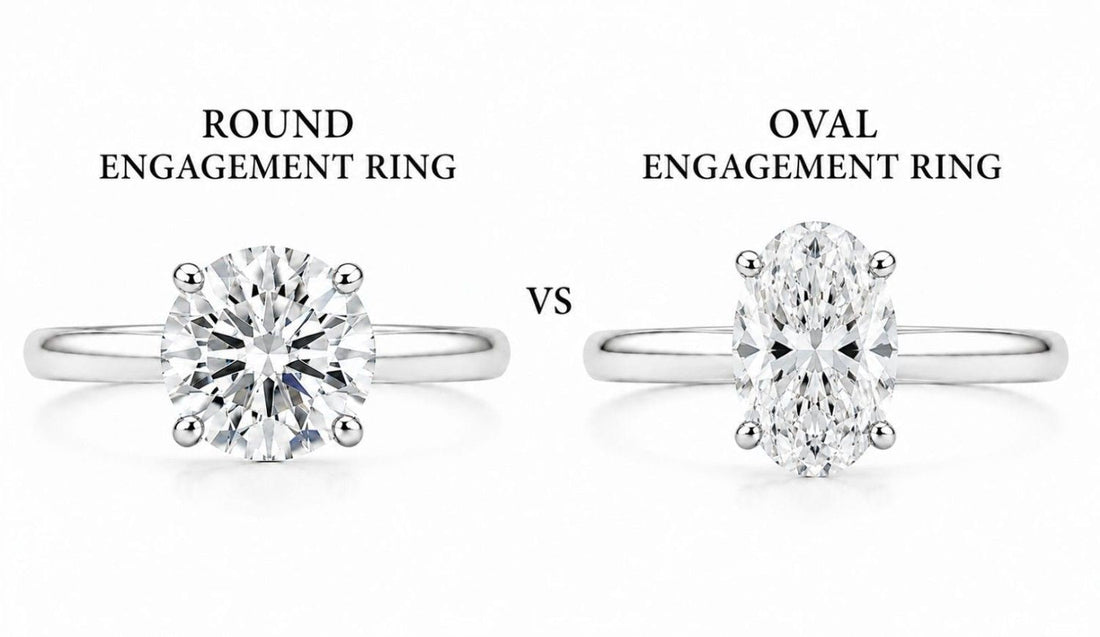 Round vs Oval Engagement Rings