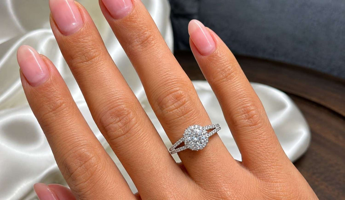 Split Shank Moissanite Rings