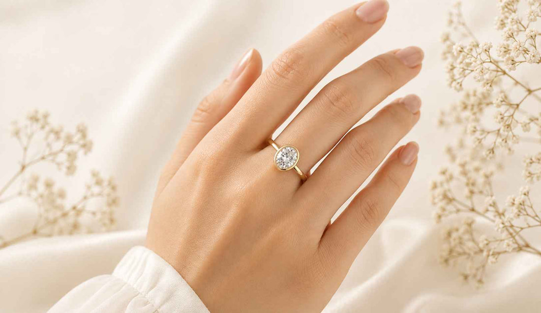 Bezel Diamond Engagement Rings