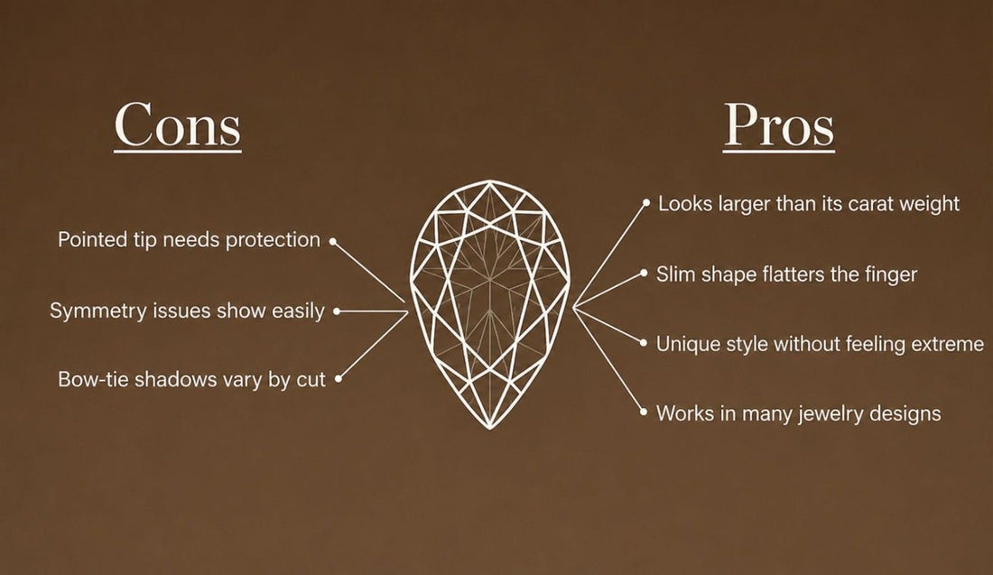 Pear Diamond Pros and Cons