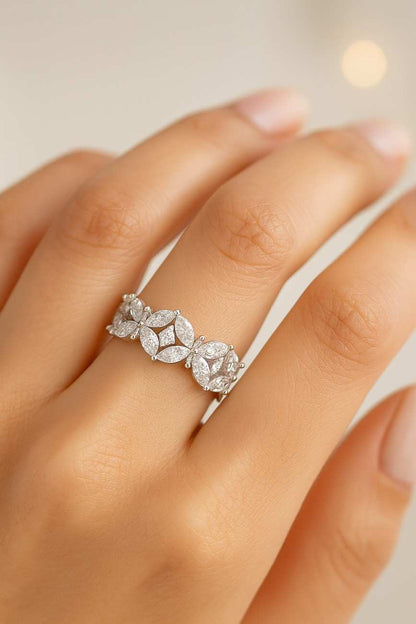 0.50 CT Fancy Blue Lab Grown Diamond Ring, Antique Halo Pear Engagement Ring, Blue Lab Diamond Vintage Ring, Art deco Women Ring, Gifts Her
