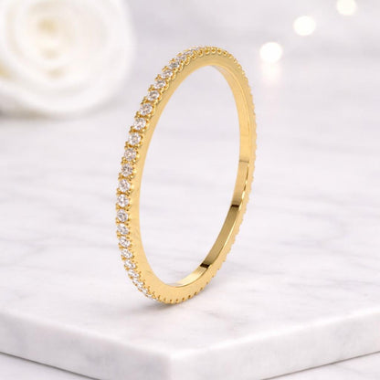0.50 Carat Lab Grown Diamond Wedding Band 