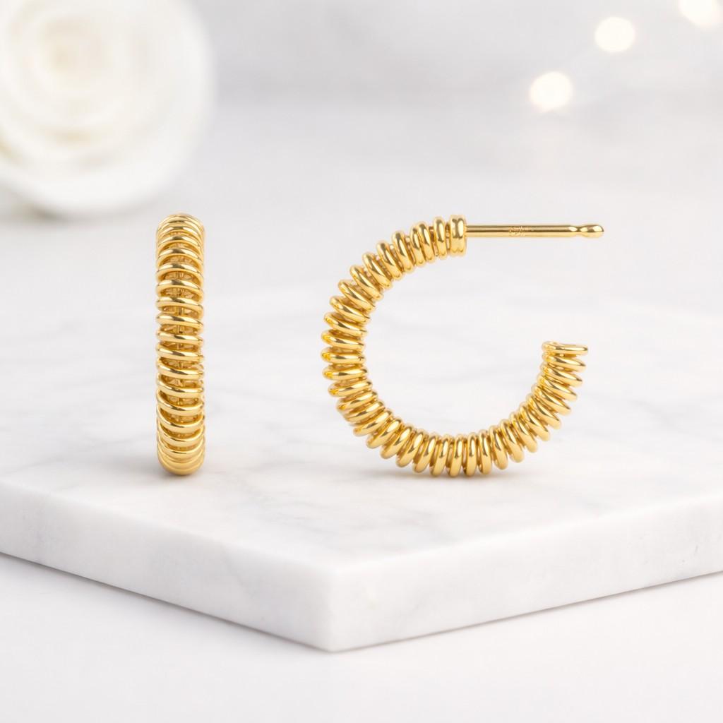 0.5 ct earrings half carat earrings small stone earrings petite earrings delicate earrings tiny hoop earrings