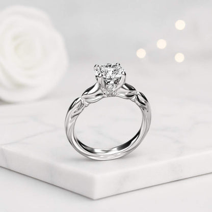 0.5 ct ring half carat ring petite stone ring small diamond ring delicate stone ring subtle sparkle ring dainty center stone compact ring elegant small ring minimalist stone ring fine stone ring