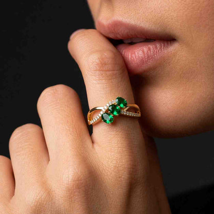 0.5 ct ring half carat ring petite stone ring small gemstone ring delicate stone ring subtle sparkle ring minimal stone ring