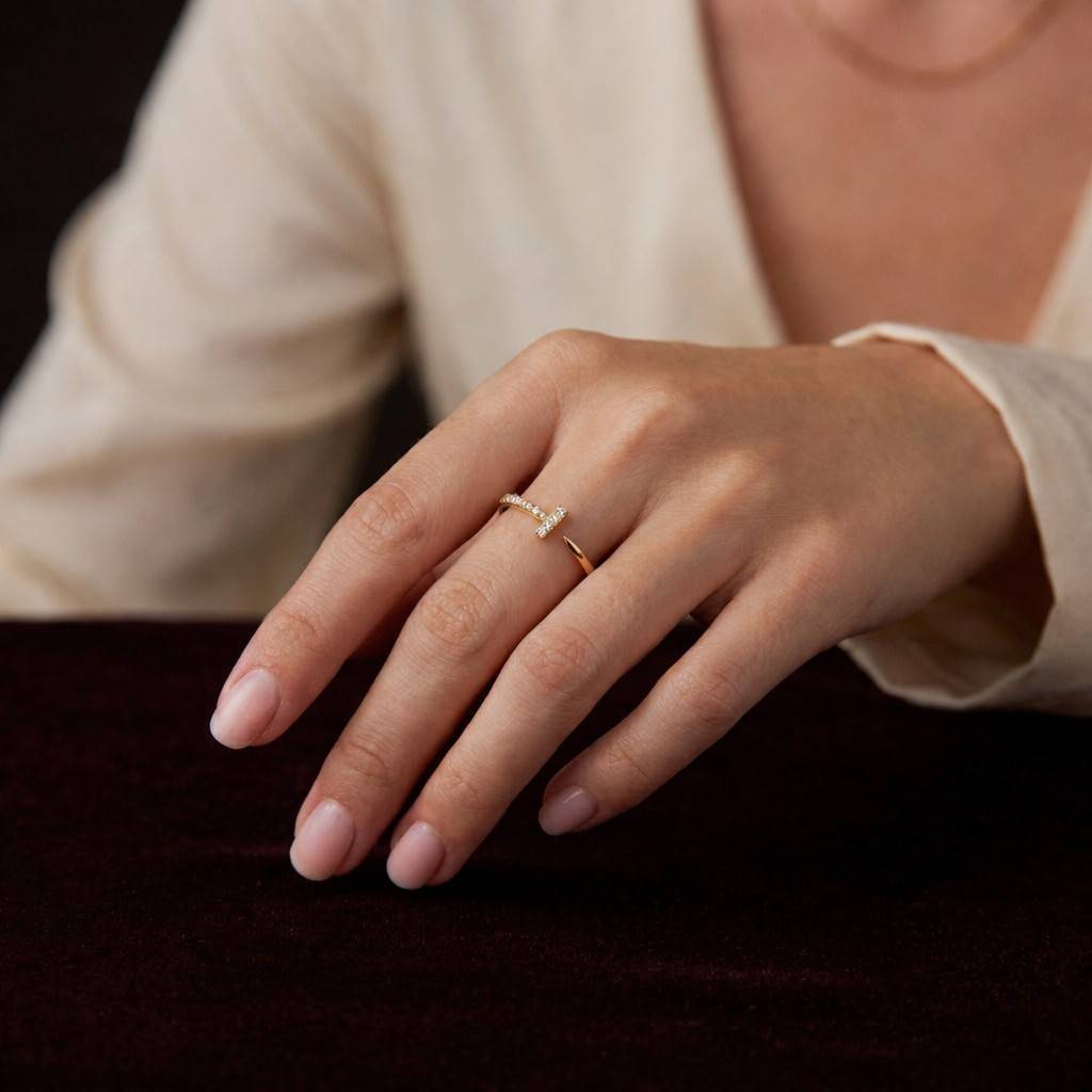 0.5 ct ring half carat ring small carat ring petite stone ring tiny diamond ring delicate stone ring subtle sparkle ring
