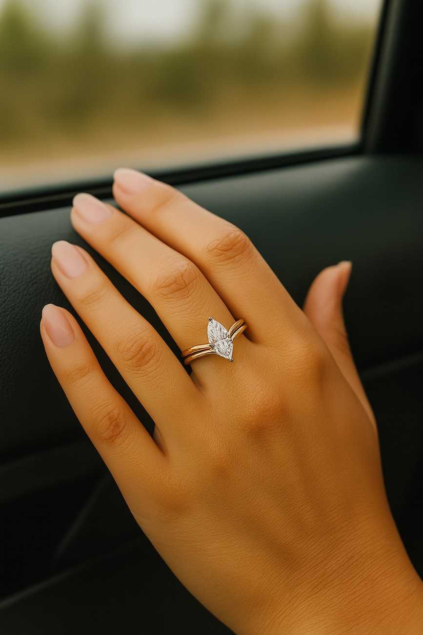 1.00CT to 10.00CT Radiant Cut Moissanite Ring 3CT 14K Bezel Set Solitaire Low Profile Handmade Engagement Ring For Women Mother's Day Gift
