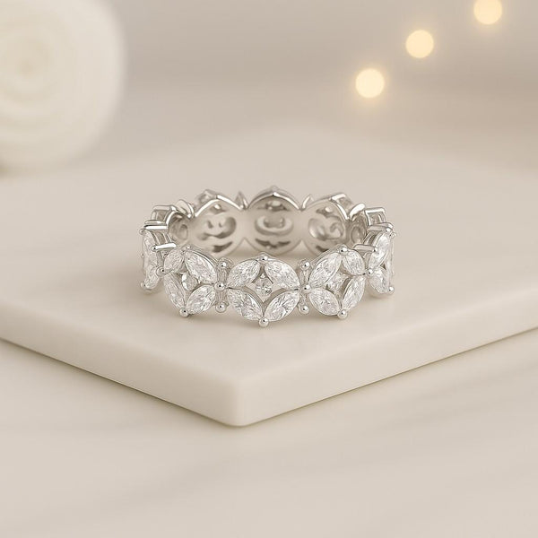 1.50 Carat Princess Cut Three Stone Lab Grown Diamond Engagement Ring Side Trapezoid Diamonds 14k White Gold Ring Promise Diamond Ring Her
