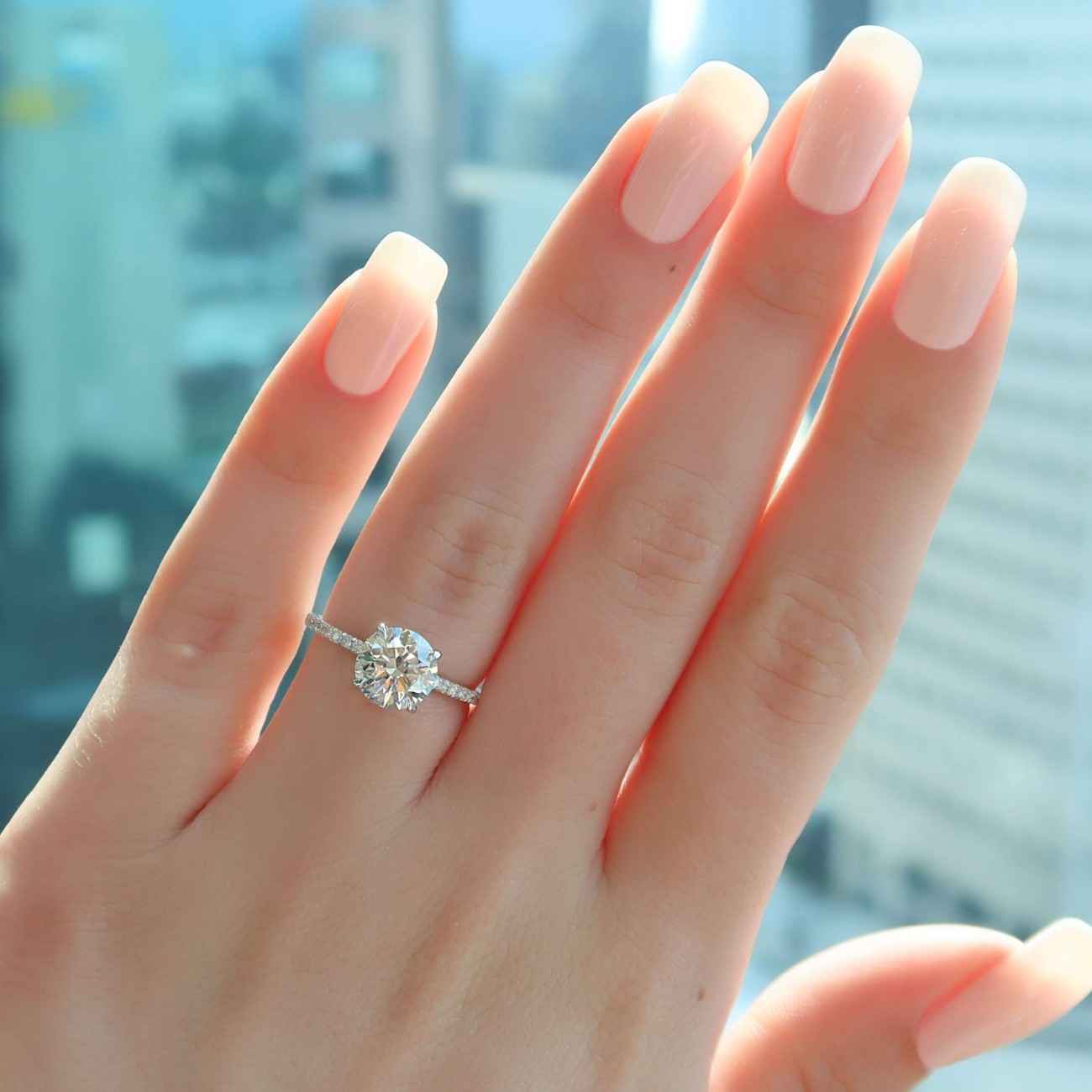 10K Gold Round Cut Ring