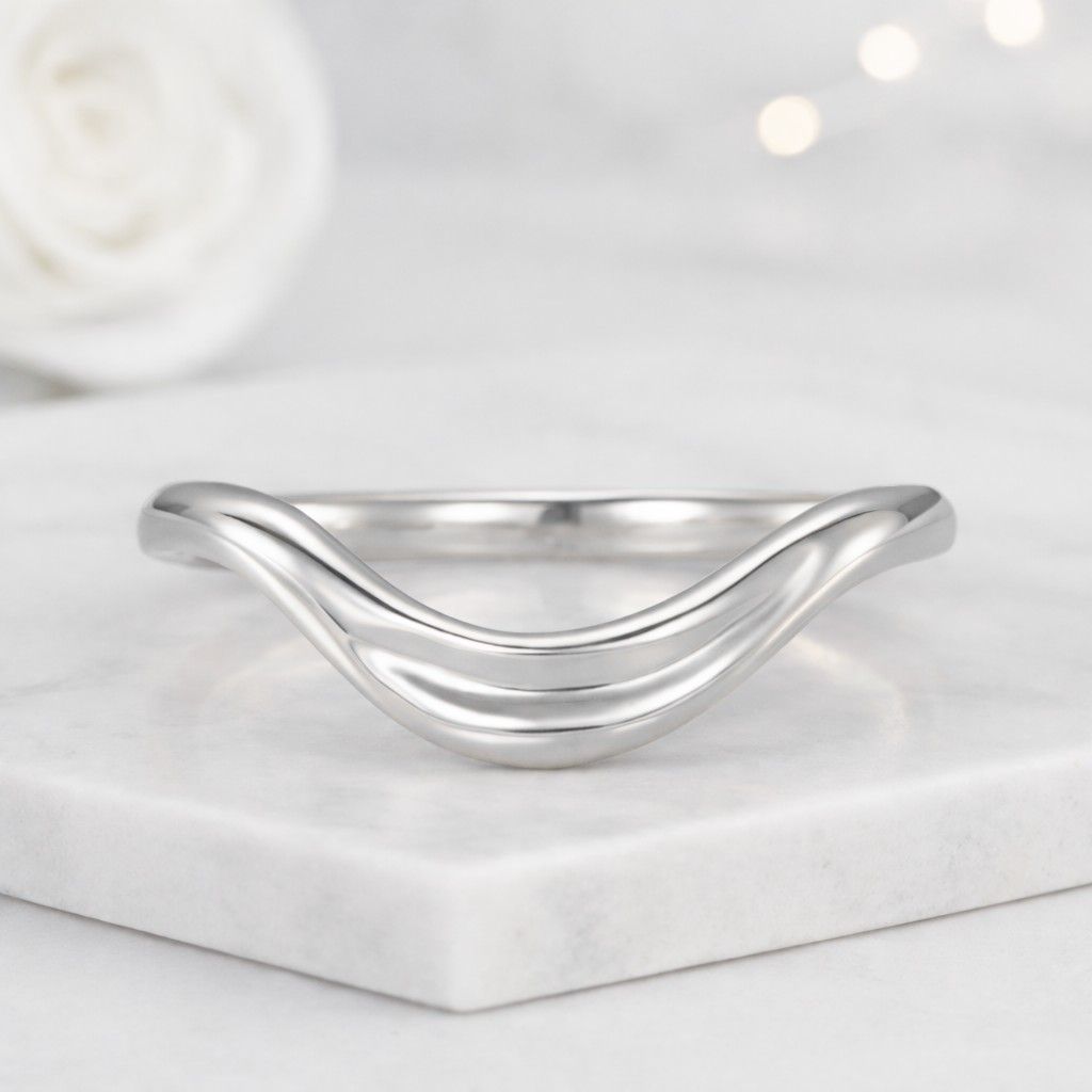 10k solid gold stackable ring