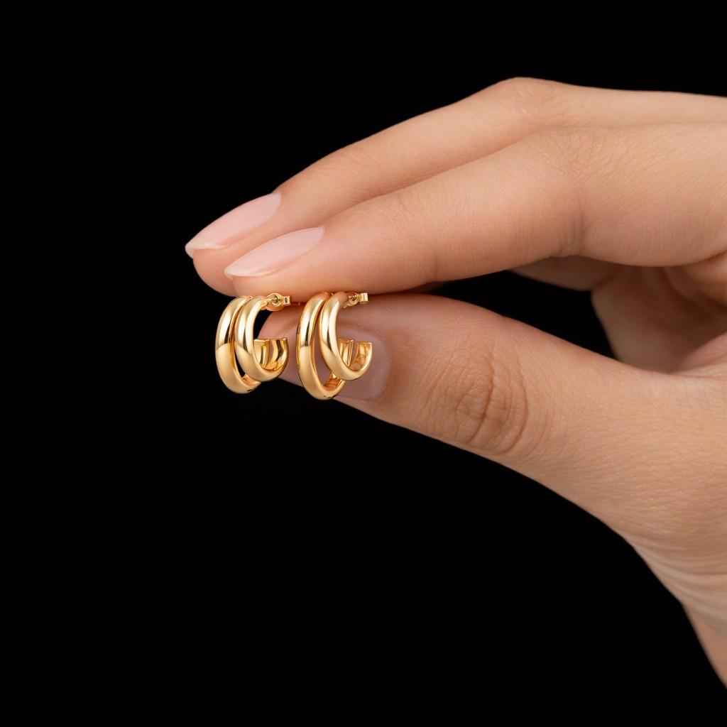 10k gold earrings 14k gold earrings 18k gold earrings solid gold hoops rose gold earrings white gold hoops yellow gold earrings