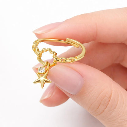 10k gold ring 14k gold ring 18k gold ring solid gold ring real gold ring yellow gold ring rose gold ring white gold ring gold vermeil ring gold plated ring fine gold ring luxury gold ring gold charm ring gold star ring