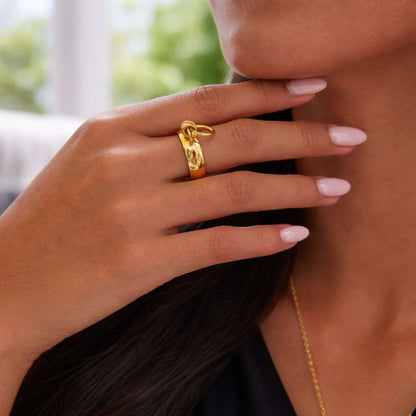 10k gold ring 14k gold ring 18k gold ring yellow gold ring solid gold ring real gold ring gold jewelry ring fine gold ring luxury gold ring polished gold ring gold band jewelry gold knot ring gold loop ring