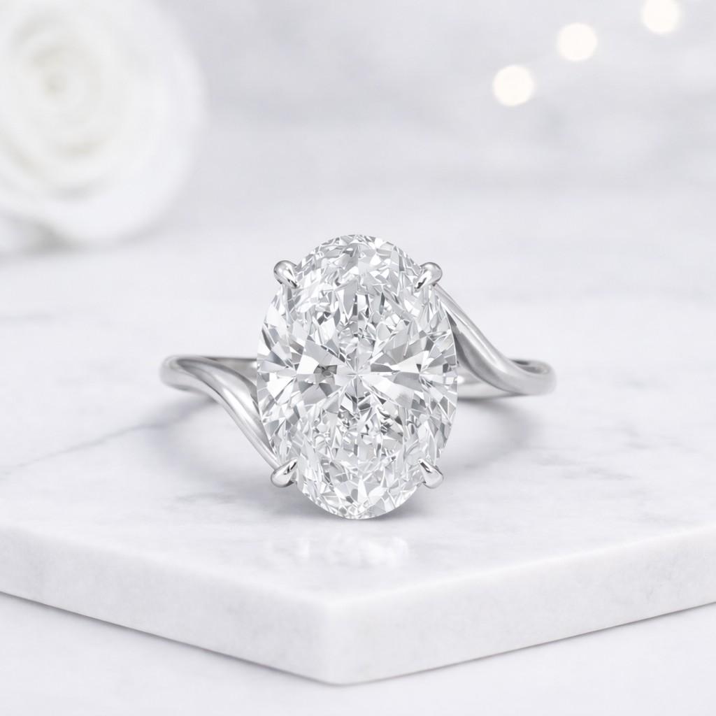13 ct lab grown diamond ring solid yellow gold engagement ring 