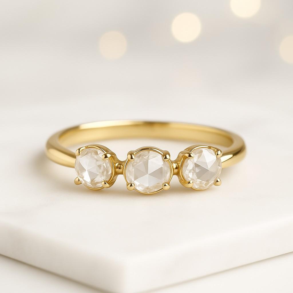 14k dainty gold ring, minimalist gold ring, hammered gold ring