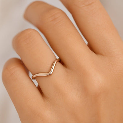 14K Gold Interlocking Spinner Ring Two Tone Linked Band Gold Jewelry