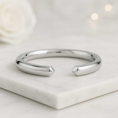 14K Solid Gold Cuff Wedding Ring