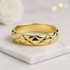 Custom Engraving - Men & Women Real Gold Wedding Band