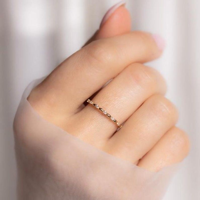 14K Yellow Gold Filled Wedding Band - 2mm, 3mm, 4mm, 5mm Dome Rings