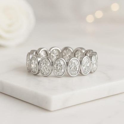 14k Diamond Eternity Band
