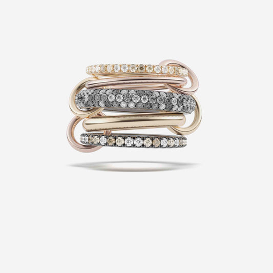 14k Gold Black Diamond Eternity Bands