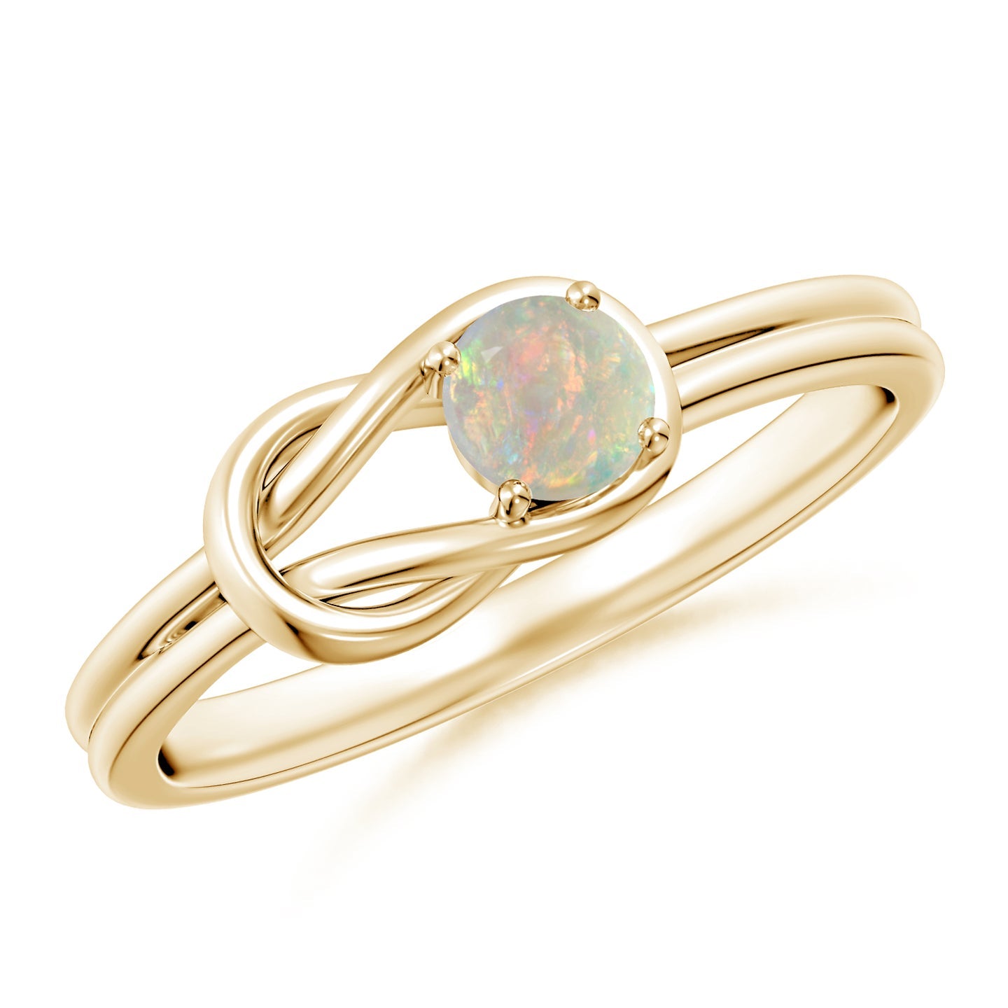 14k Gold Opal Diamond Ring
