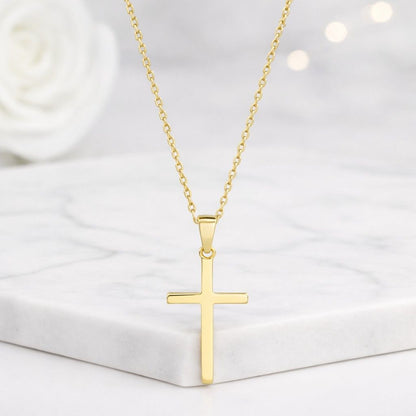 14k Solid Gold Diamond Choker Necklace: Dainty Two-Sided Pendant
