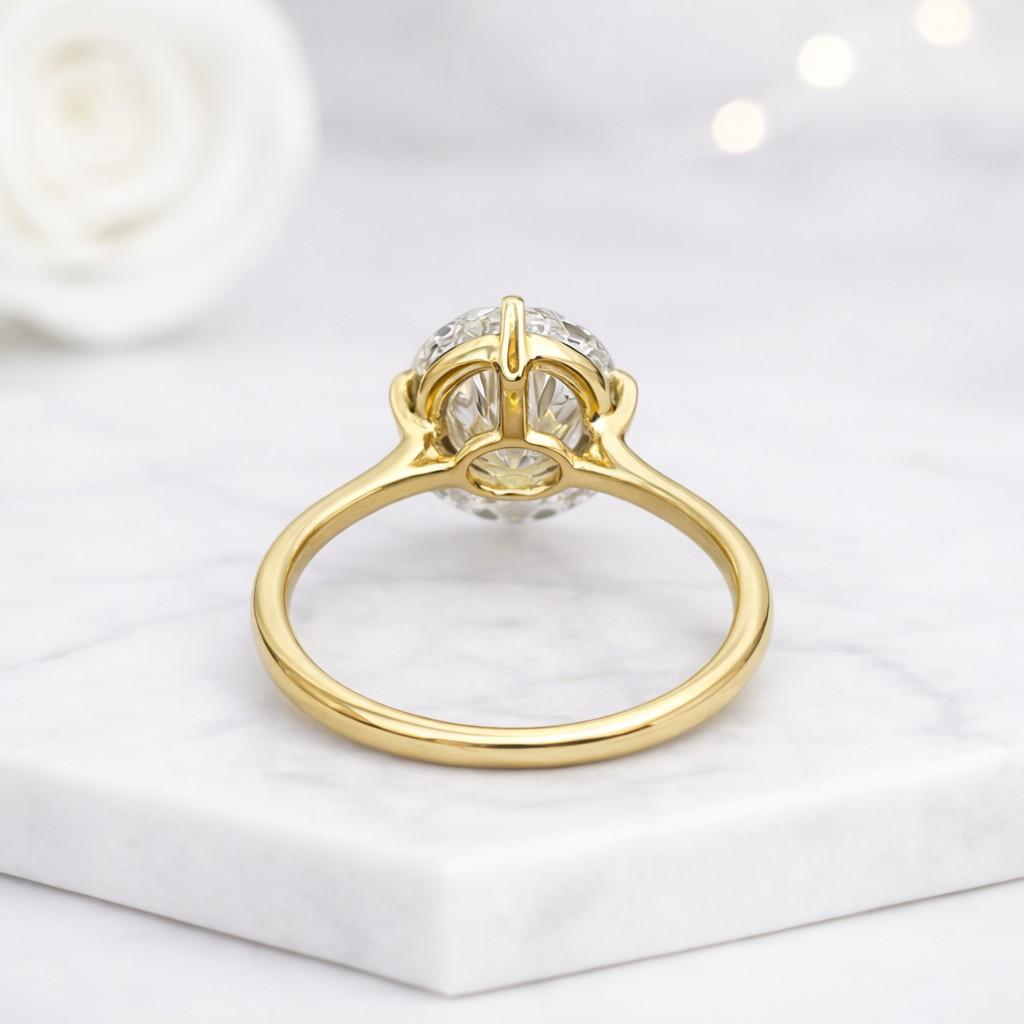 14k yellow gold dainty ring
