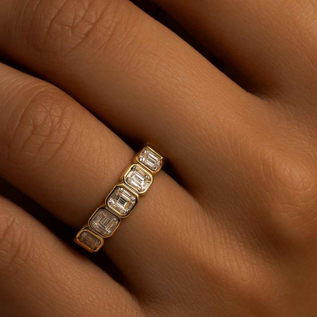 14k gold ruby wedding band, open wedding band spacer ruby band dainty everyday band pinky ring minimalist ring guard band stack cuff rings

