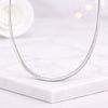 14k Gold 2.50MM Herringbone Chain Necklace Gold Snake Chain Necklace