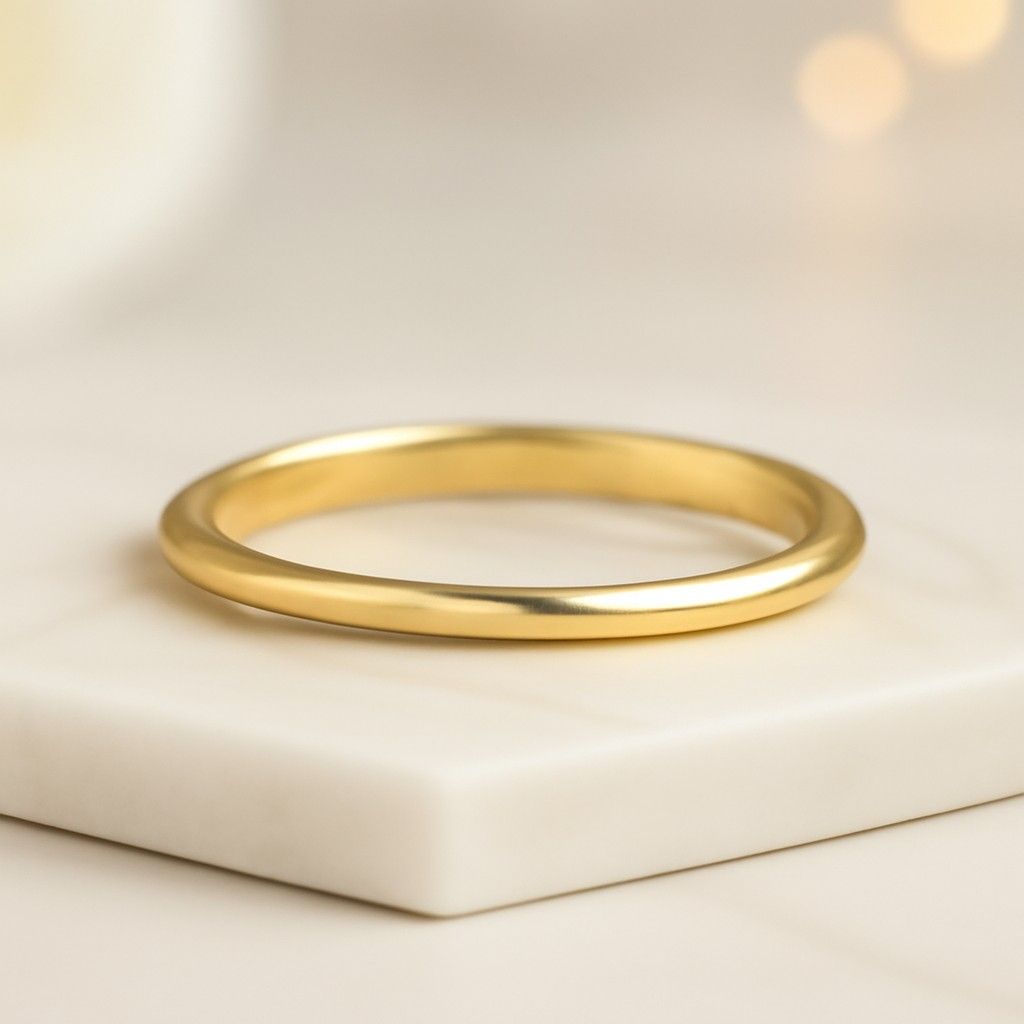 18K Gold PVD Coated Stainless Steel Ring