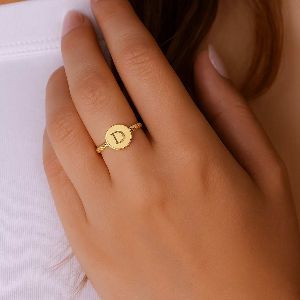 18k gold smooth signet ring mens ring gold signet rings for men oval pinky ring