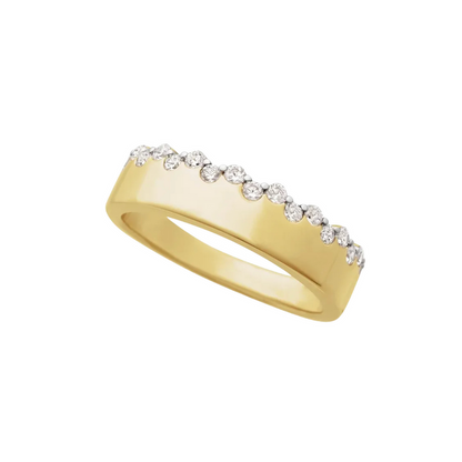 10k Gold Round Diamond Ring For NiaAlena Randolph
