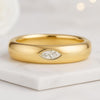 18k Gold Marquise Diamond Ring For Tomson Huynh