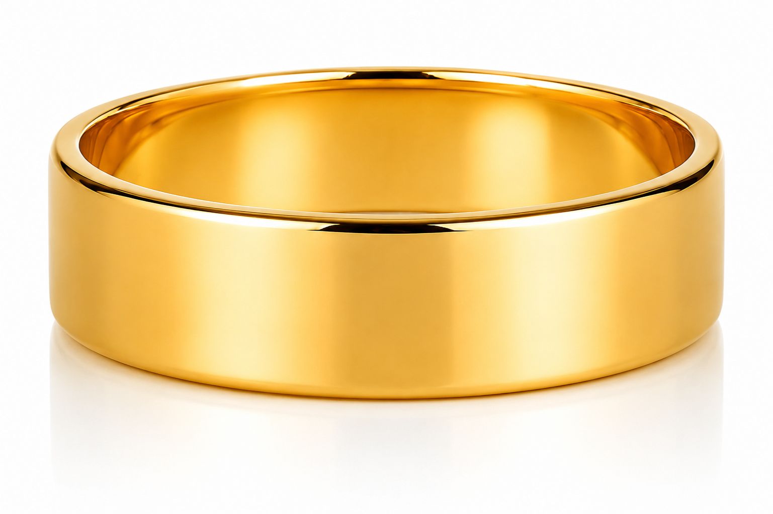 18k Solid Gold Cigar Wedding Bands Cutom Size Wedding Bands