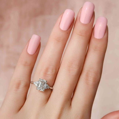 18k Wedding Ring for Women Anniversary Gift Ring for Her