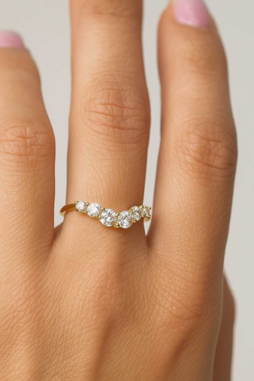 2.20 CT OEC Round Diamond CVD Diamond Halo Ring