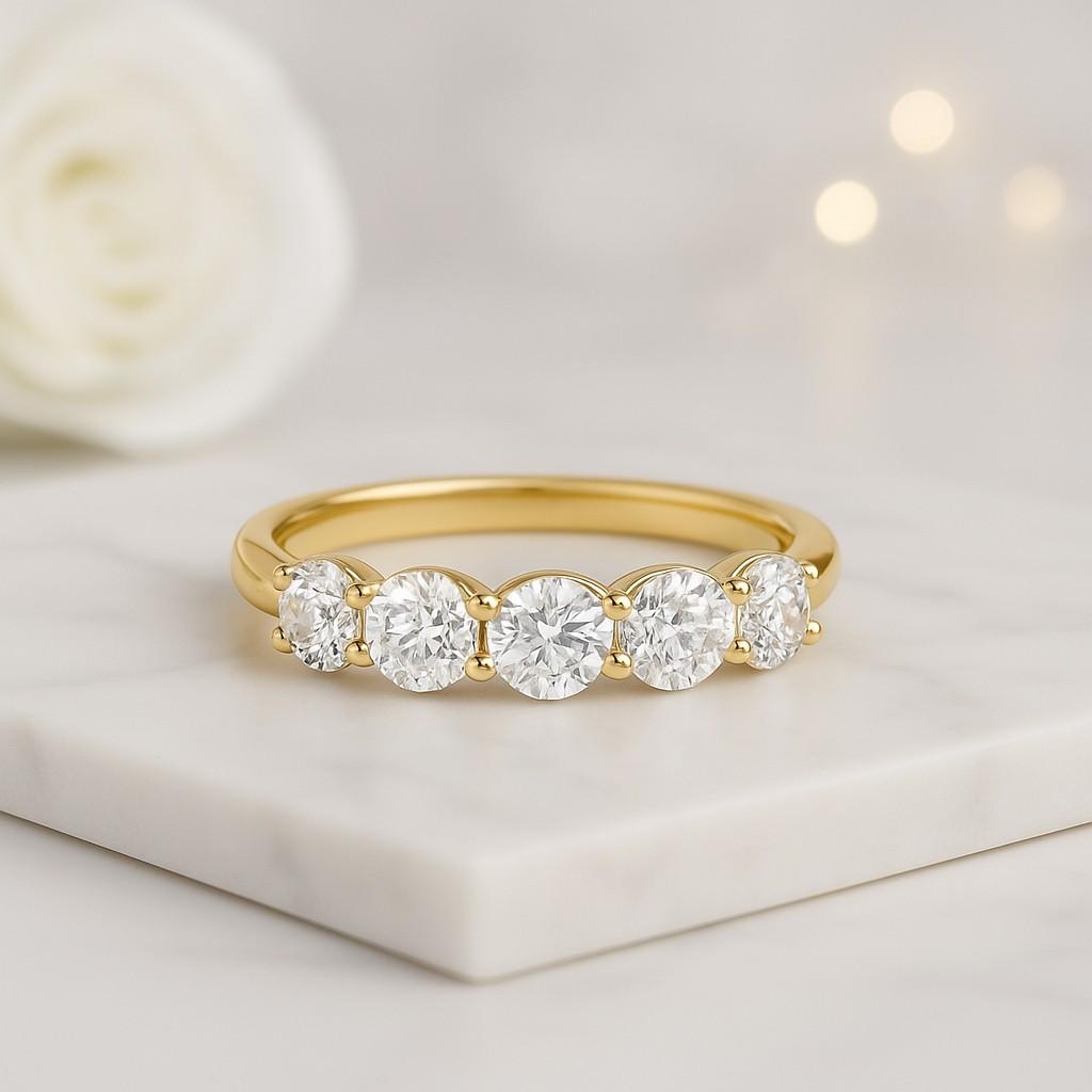 2ct colorless radiant moissanite three stone engagement ring, past present future 3 stone emerald wedding anniversary ring in 14k white gold

