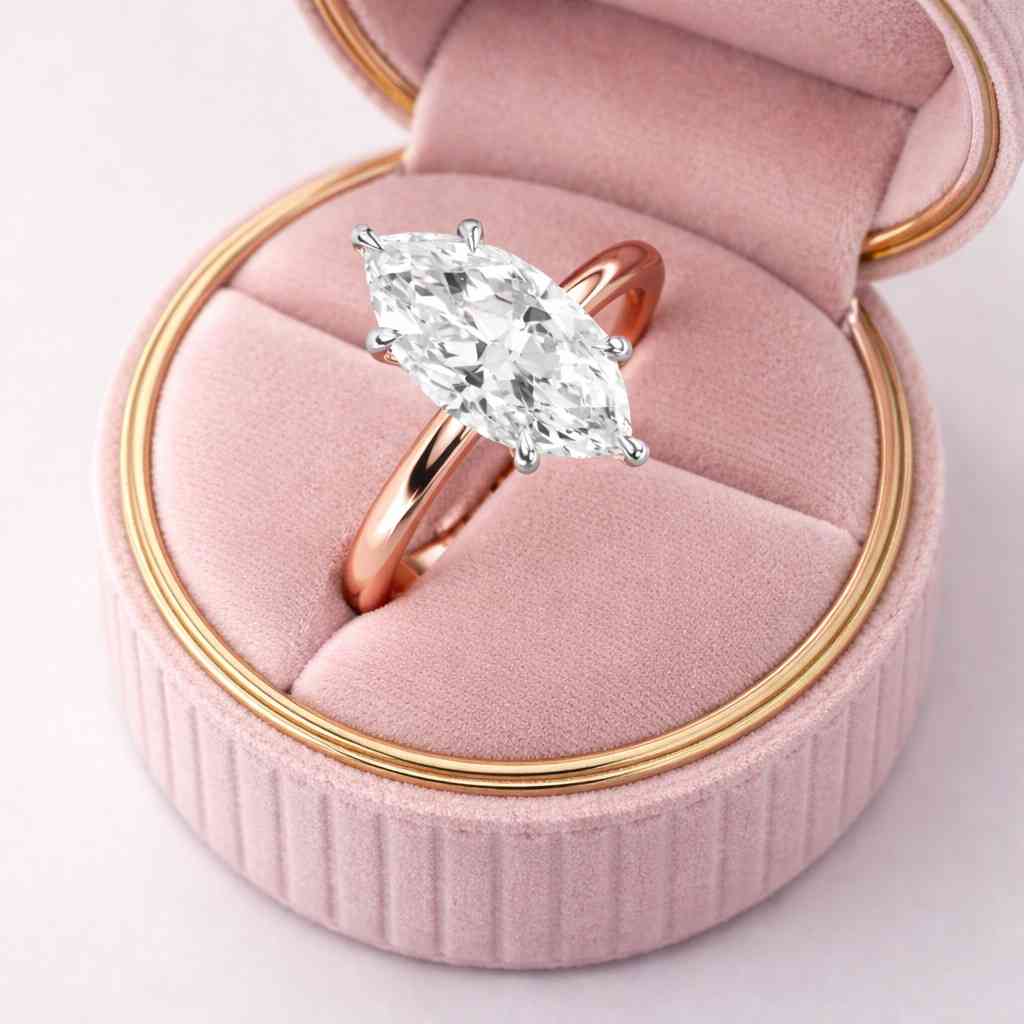 2 carat marquise diamond engagement ring