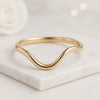 14k Solid Gold Minimalist Wedding Band