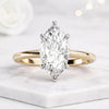 2 CT Marquise Cut Lab Grown Diamond Engagement Ring
